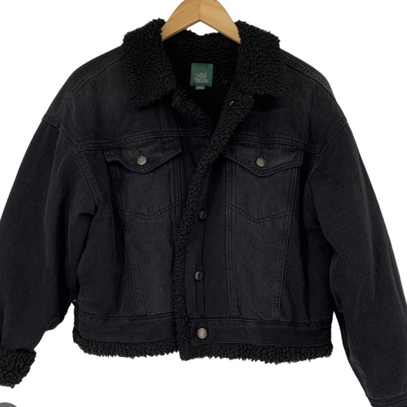 wild fable Jackets & Blazers - Wild fable Denim and fleece lined jacket